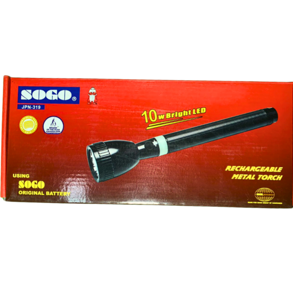 Sogo Rechargeable Metal High Power 5w Led Torch Light